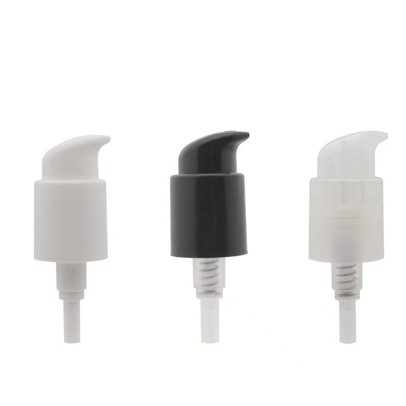 24 mm Primavera externa Processador de creme de casca dupla, bomba de creme, distribuidor de spray, fechadura esquerda e direita