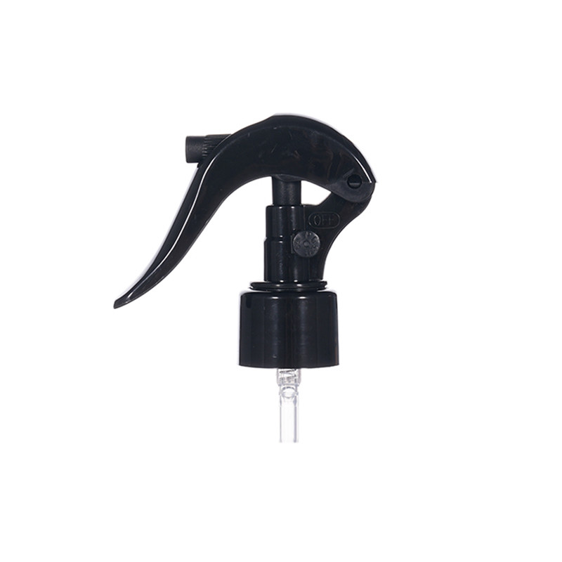 24mm 28mm preto de plástico mini pulverizador de gatilho pequeno tamanho grande impacto