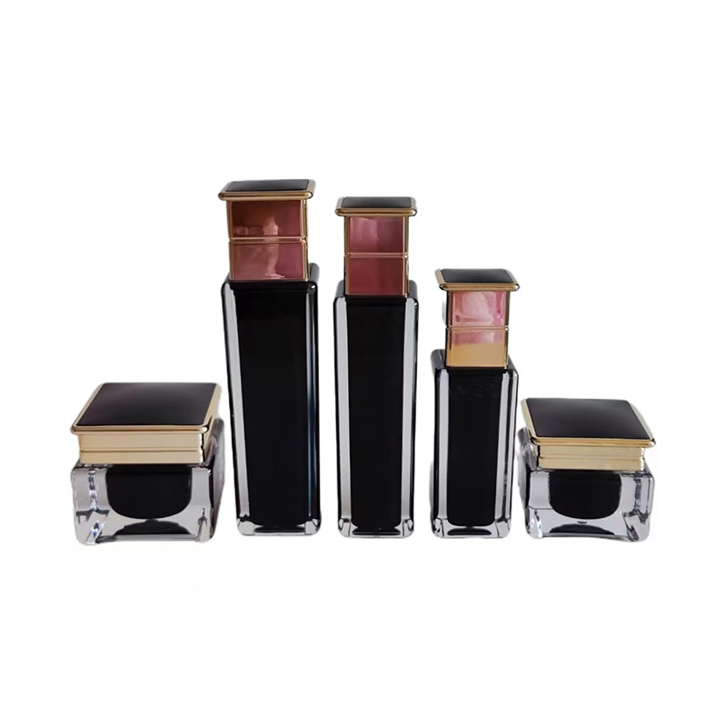 Customizable Luxury Transparent Acrylic Cosmetic Bottles For Skin Care In Various Capacities