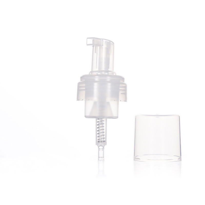 Bomba de espuma para limpeza facial de 42mm Dispensador de plástico branco PP Bomba de loção para garrafa