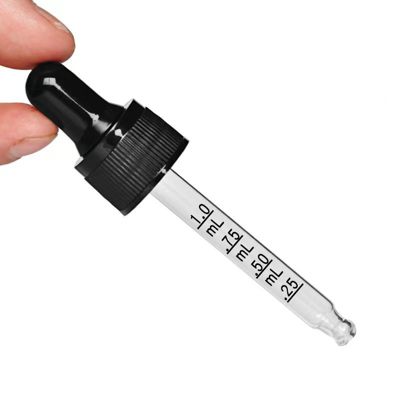 Comodíssimo conta-gotas de vidro de plástico de 20 mm Pp com marca de tique para medições precisas