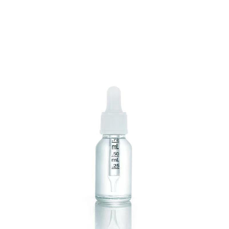 Garrafa de 18 mm de plástico e garrafa de óleo de vidro de óleo de âmbar de 10 ml de óleo essencial para viagem ou casa