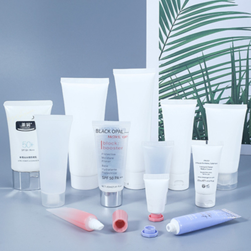 Tubos cosméticos de plástico PE para cuidados com a pele