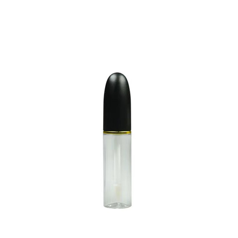 Tubo de batom com fecho de parafuso de vedação de borracha Tubo plástico de bálsamo labial para recipiente cosmético