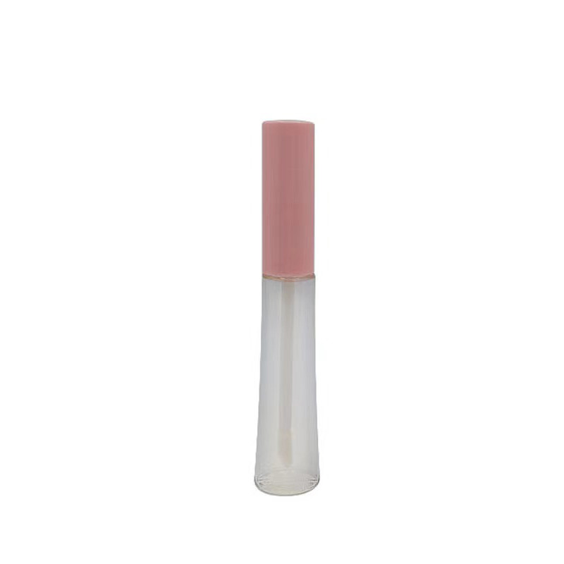 Fácil de transportar fecho de parafuso de vedação de borracha tubo plástico de bálsamo labial para recipiente cosmético 10cm x 2cm
