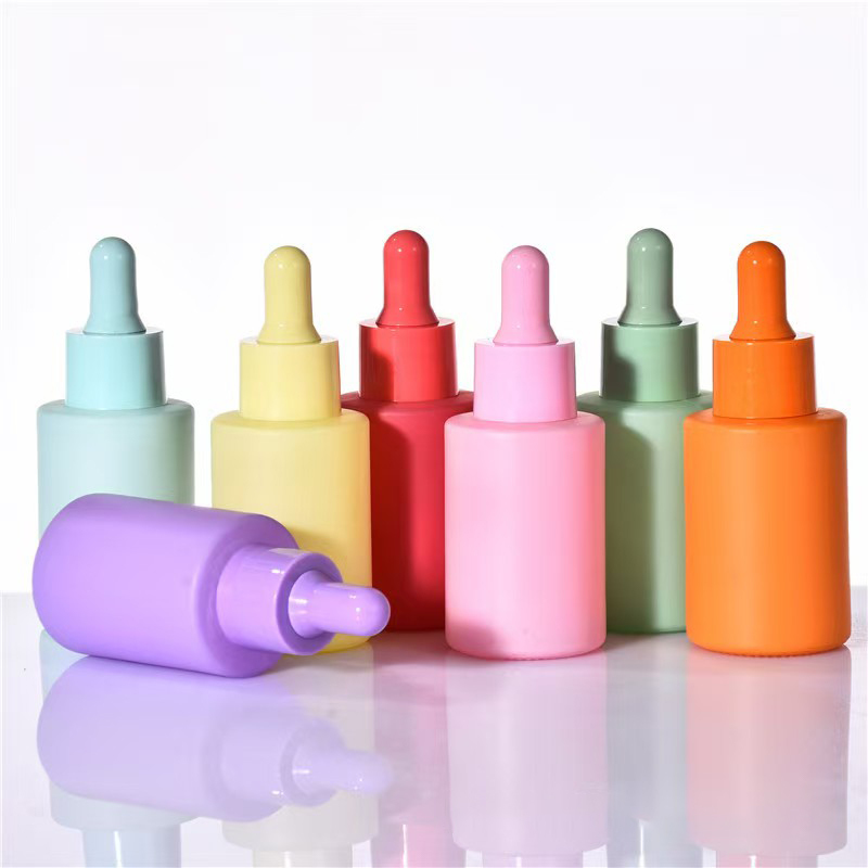 Frasco de Óleo Essencial Cor Macaron de Alta Qualidade 10ml 20ml 30ml 50ml para Cosméticos