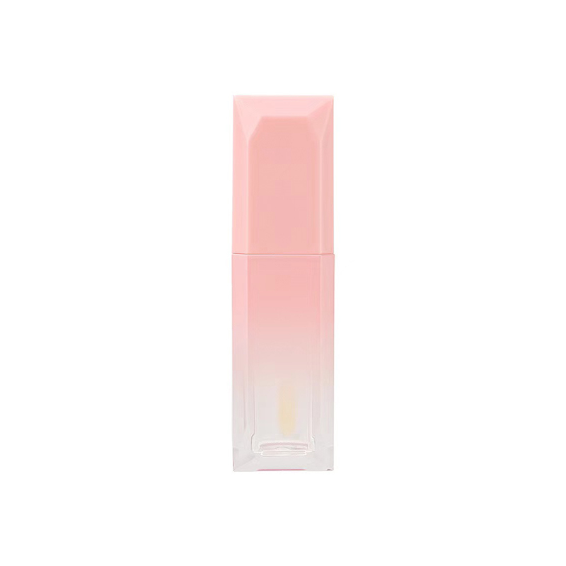 5 ml tubo de óleo de brilho labial transparente novo estilo de ouro