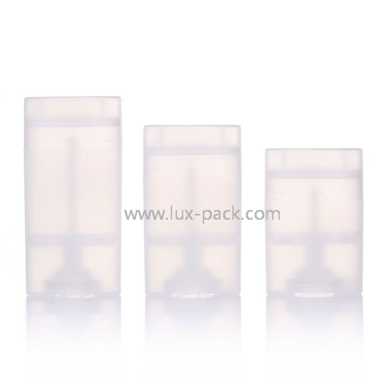 Recipiente para bastão desodorante PP tipo rosca 35g 50g 75g, usado para embalagem de cuidados pessoais