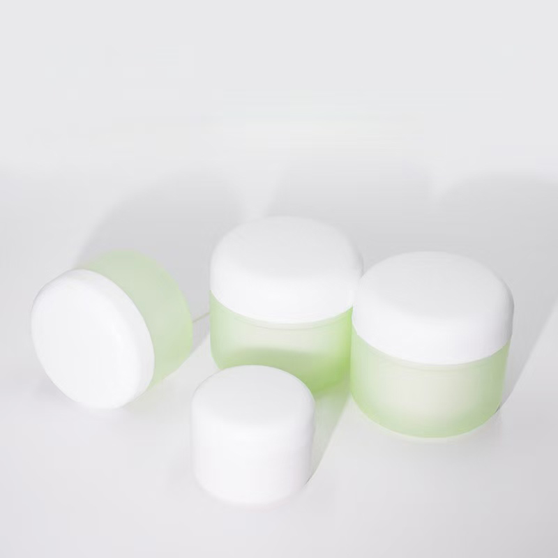 Matt Superface Eco Friendly 50g 100g 200g Round Shape PP Jar de Creme de Plástico