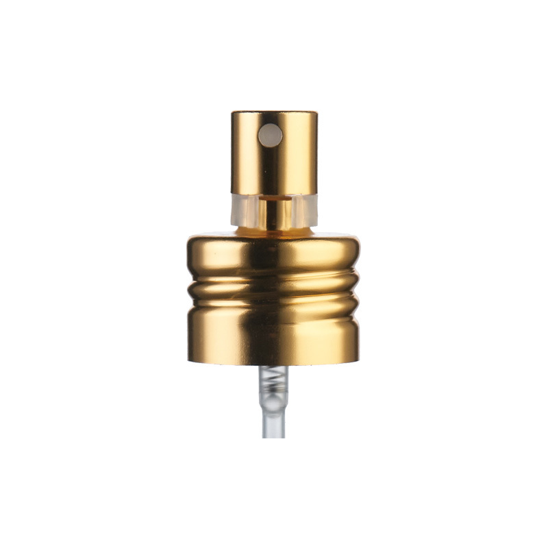 13mm 15mm 18mm 20mm 24mm 28mm Tipo de parafuso fecho de alumínio Brilhante ouro prata borrifadora de névoa fina com clip para garrafa de perfume de vidro