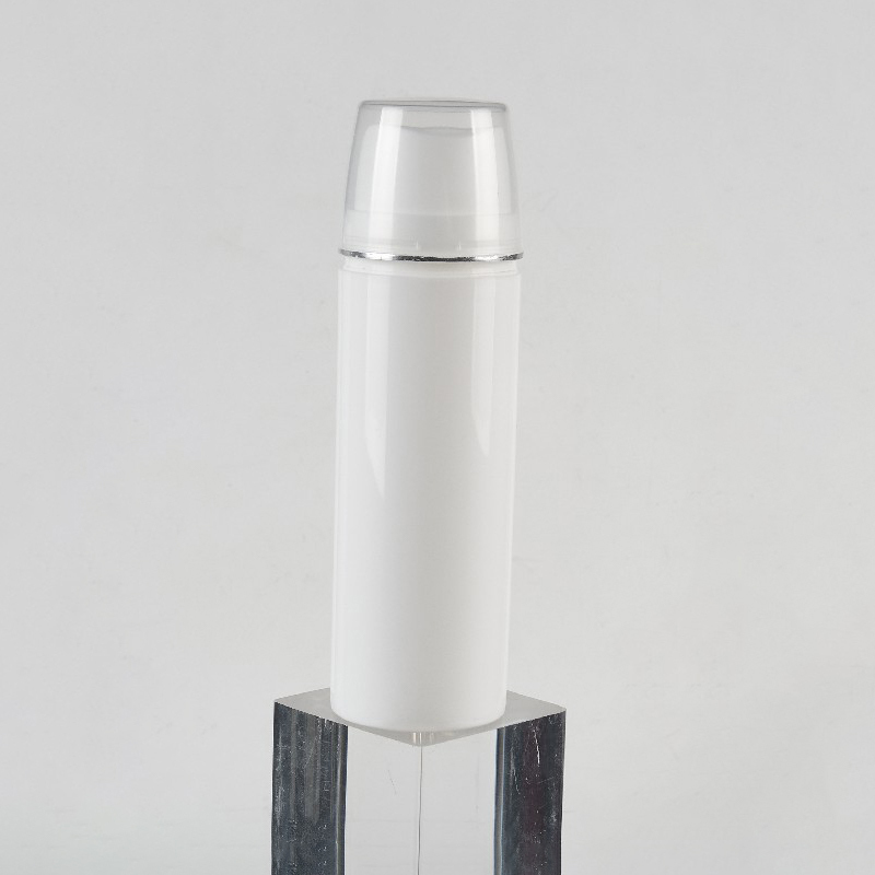 Design especial da cabeça da bomba de compressão garrafa de dispensador sem ar de PP com 30ml 50ml 75ml 100ml 150ml Opções de capacidade múltipla e cores com tampa superior Impressão de seda e spray mate Aceito