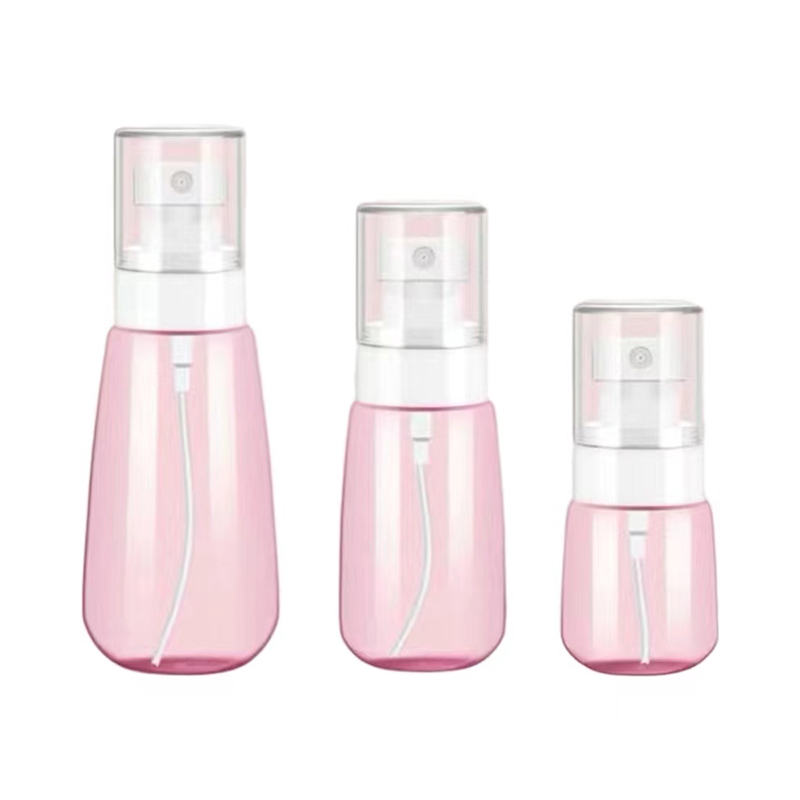 30/60/100ML Dispensador de cosméticos recarregáveis Premium PET Mist Spray Bottle Lotion Conditioner Desinfetante para as mãos