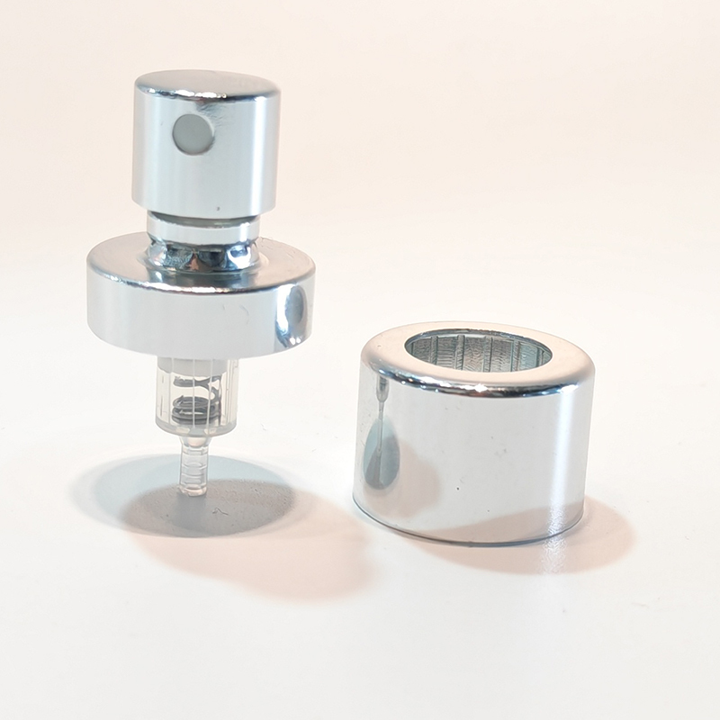 Pulverizador de névoa fina de alumínio premium com tamanhos de pescoço de 13 mm/15 mm/20 mm em ouro/prata para garrafas cosméticas bem vedadas