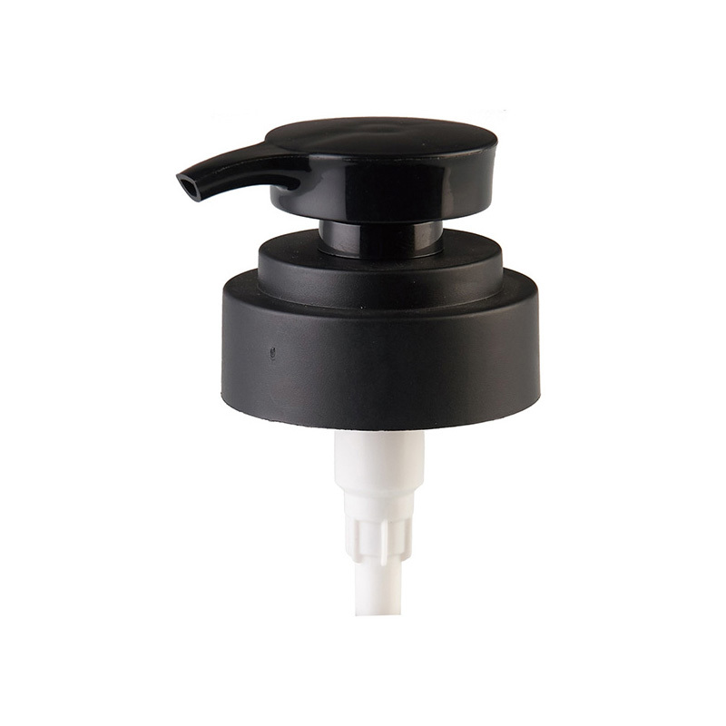 Bomba dispensadora redonda de plástico de base ancha de 24 mm, 28 mm, 33 mm para botella de crema corporal para el cuidado de la piel