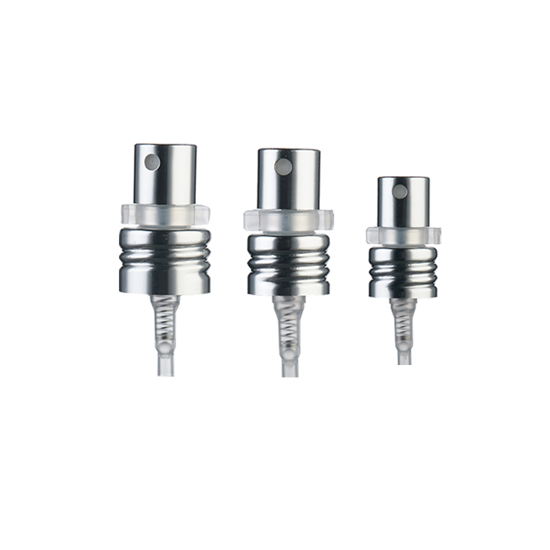 Bomba pulverizadora de perfume de baioneta de alumina de 13MM 15MM 20MM, pulverizador de névoa fina dourada e prateada metálica para frascos de perfume de vidro