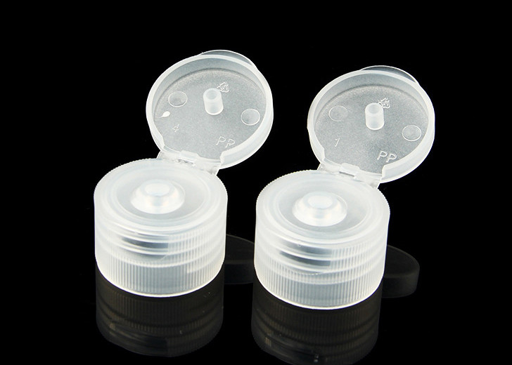 Tampões de garrafa cosméticos pequenos, tampas plásticas claras da garrafa Forsted 18/410 20/410