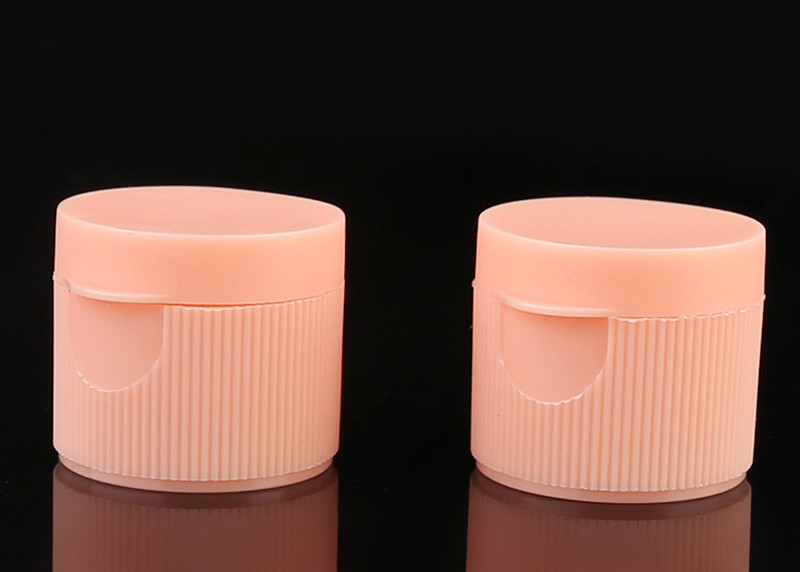 Especificação cosmética personalizada da parte superior 20/410 da aleta dos tampões de garrafa da cor para embalar