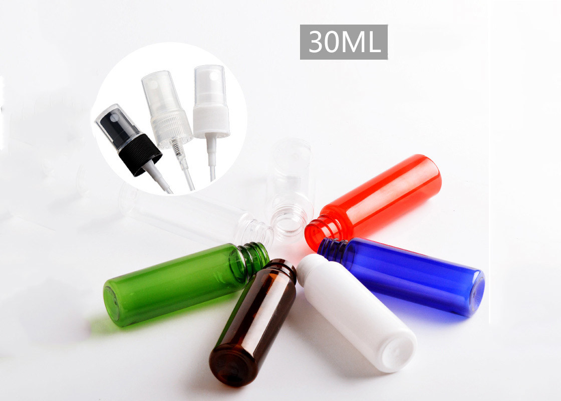 ANIMAL DE ESTIMAÇÃO plástico redondo da garrafa 30ml do pulverizador da névoa da variedade/PP material para o perfume