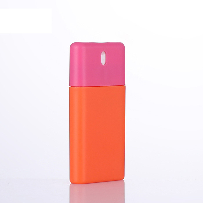Mini Spray de Bolso de Plástico, Perfumado, Desinfetante de Mãos, Carteira de Crédito, Sprayer, Botão com Logotipo à prova de vazamento e Personalizado