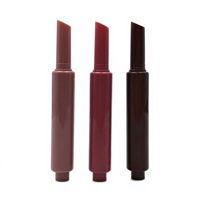 2.4g Press Lipstick Tube Vazio Push Up Plastic Lip Balm Container Cor Brilhante Cosmético Lipstick Packaging Tube